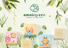 歐米綠天然手工皂-台中LOGO設計公司推薦
