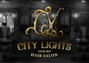 CityLights美髮沙龍Logo設計-台中Logo設計推薦