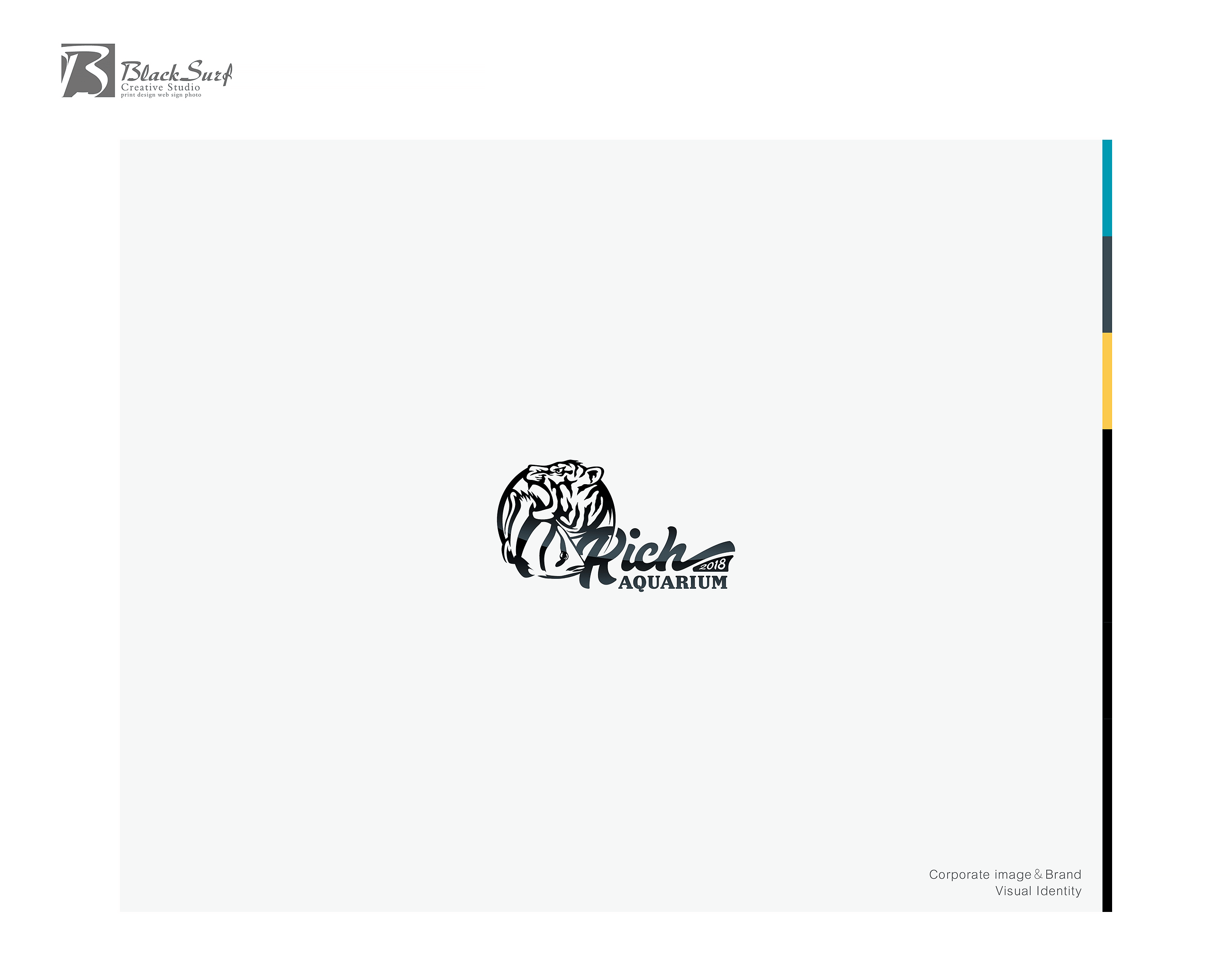 瑞澤水族Logo設計白底-台中LOGO設計公司推薦