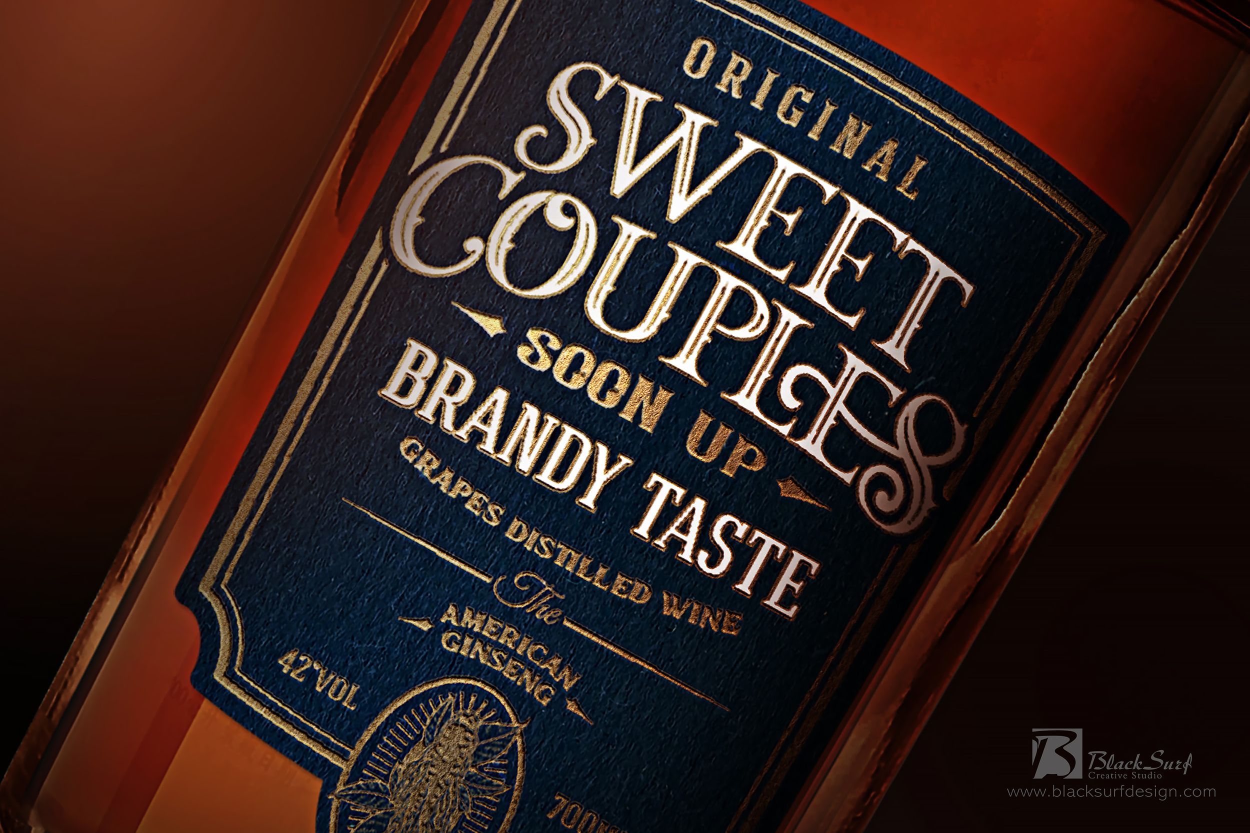 Sweet Couples酒品包裝特寫-台中包裝設計公司