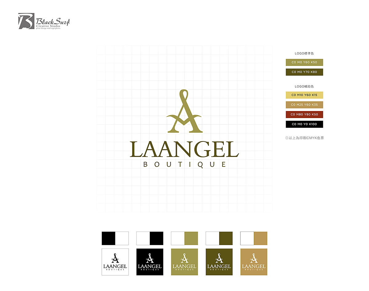 LA ANGEL品牌Logo設計-台中Logo設計公司推薦