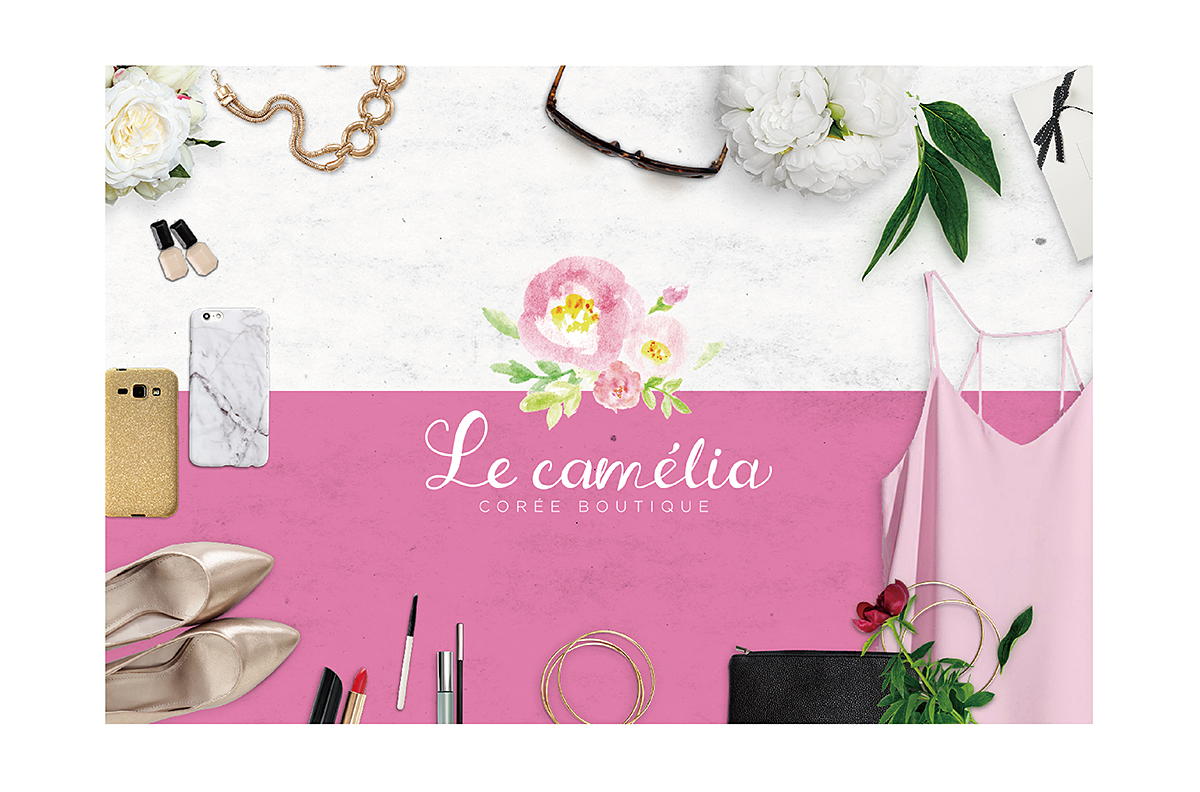 Le camélia商標形象-台中LOGO設計公司推薦