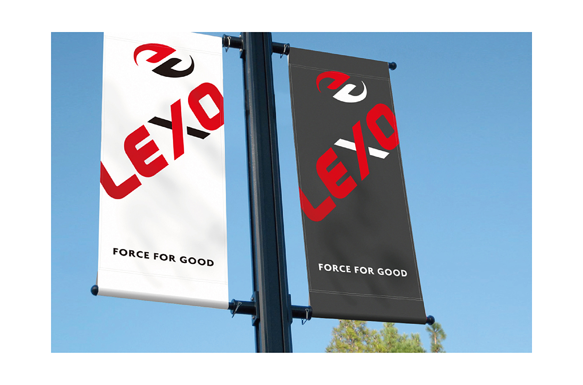  LEXO 加工品牌品牌羅馬旗設計-台中Logo設計公司推薦