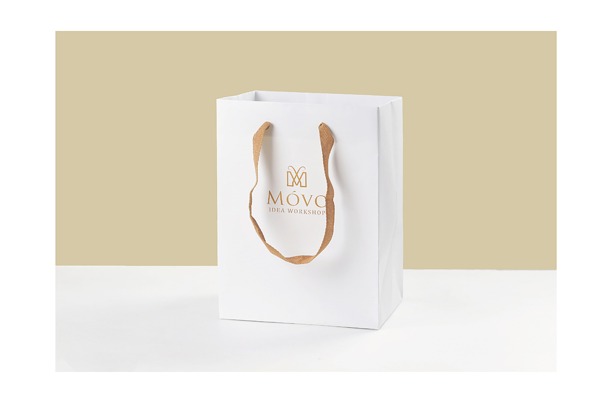 Móvo Idea商標紙袋包裝-台中LOGO設計公司推薦