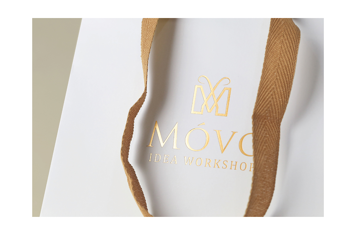Móvo Idea商標紙袋-台中LOGO設計公司推薦