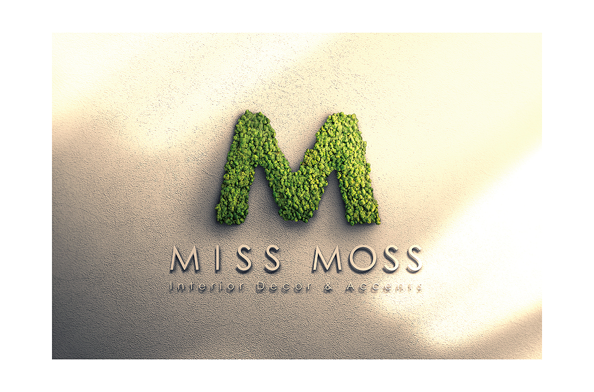 Miss Moss品牌形象Logo外觀設計-台中Logo設計推薦