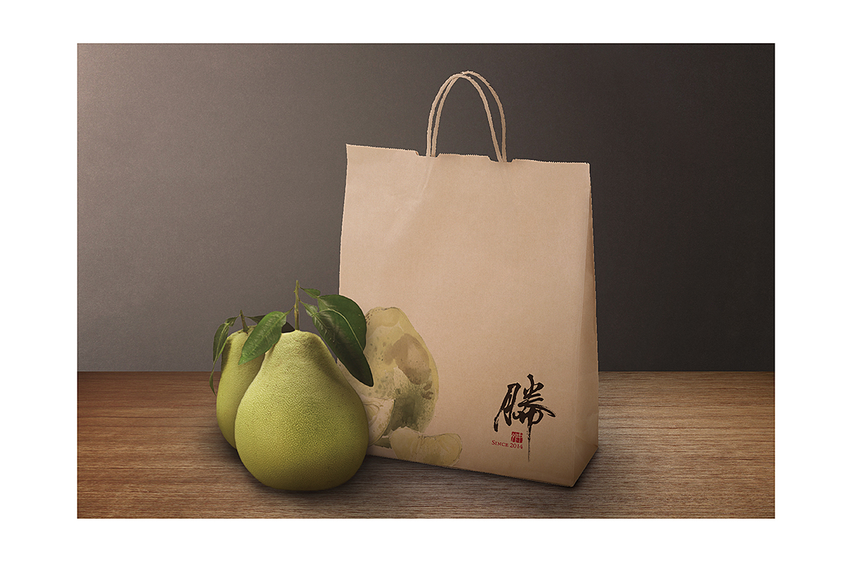 幐。高級水果品牌紙袋設計-台中Logo設計公司推薦
